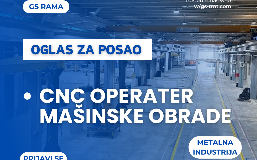 CNC operater mašinske obrade