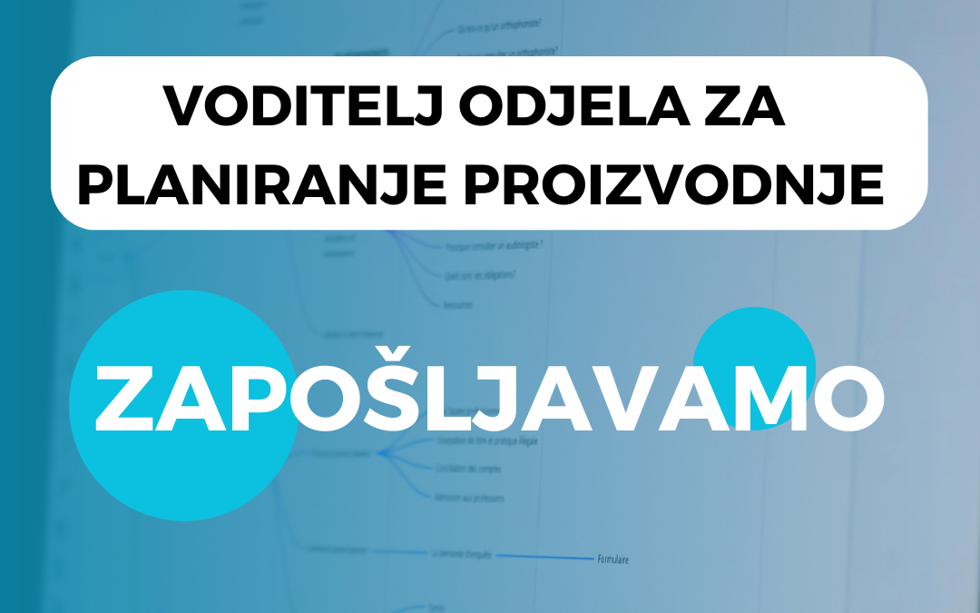 Voditelj odjela za planiranje proizvodnje