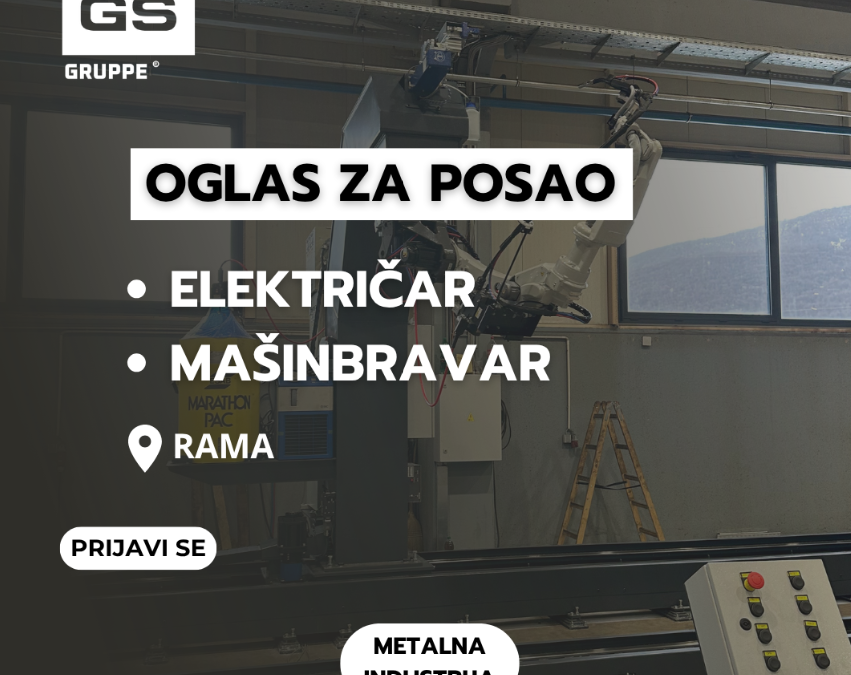 GS-RAMA traži radnike u održavanju