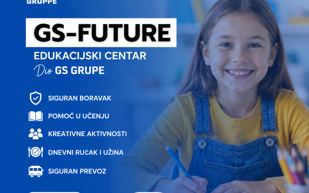 Oglas za upis djece u edukacijski centar GS FUTURE